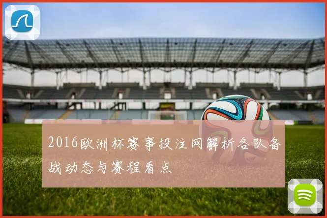 2016欧洲杯赛事投注网解析各队备战动态与赛程看点